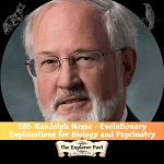 We discussed evolution, cultural group selection, Mormonism, life and death, mental problems, natural selection, emotions, being vulnerable to failure, aging, biology, asking - how does it work and how did it get that way?, being vulnerable to disease, ancestral environments, anthropology, depression, anxiety, panic attacks, the smoke detector principle, love, evolutionary treatment, social traps, and the acronym SOCIAL - social resources, occupation, children, income, abilities, and love.